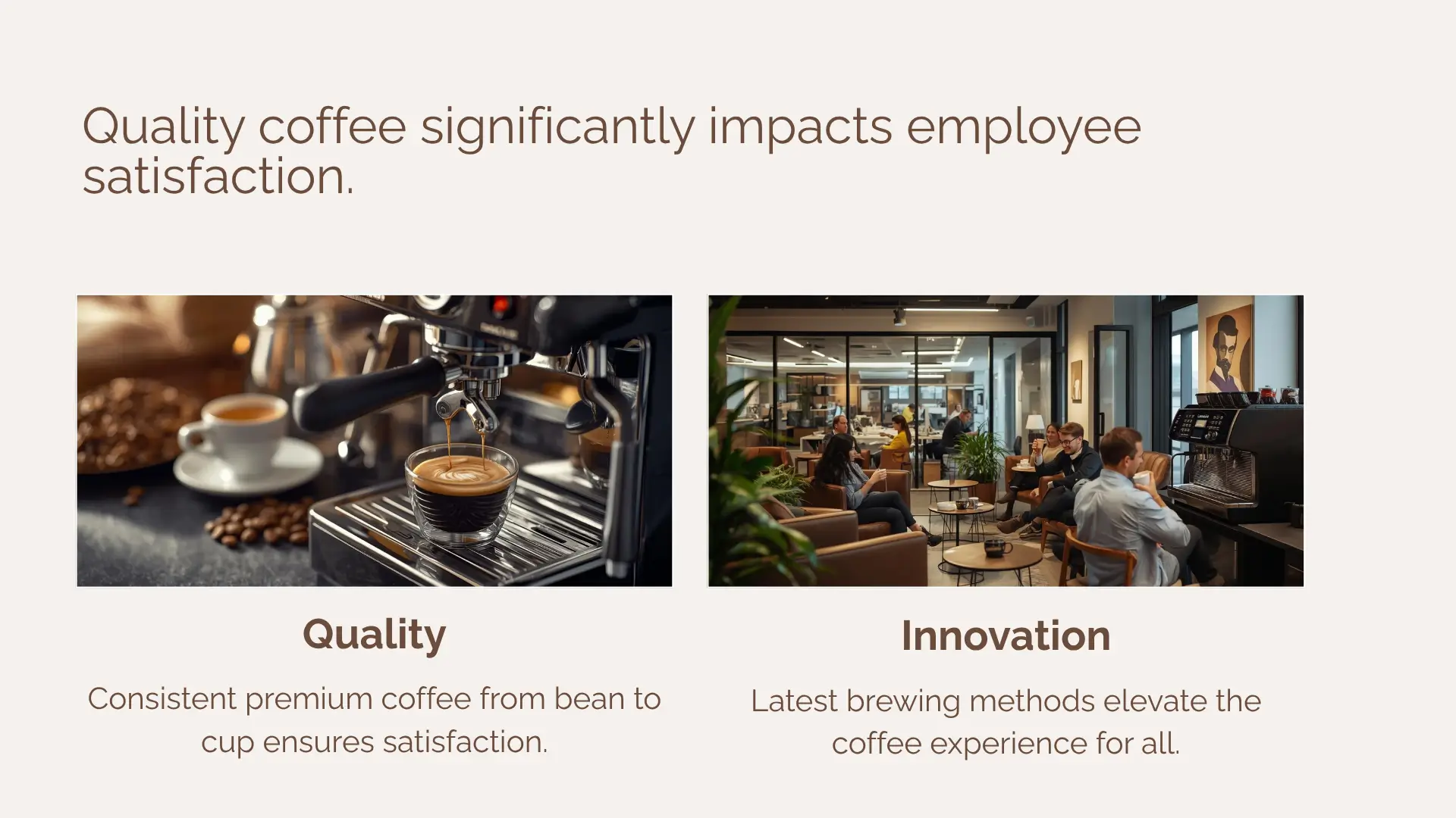 Lavazza Coffee Quality machine with AI-powered brewing system