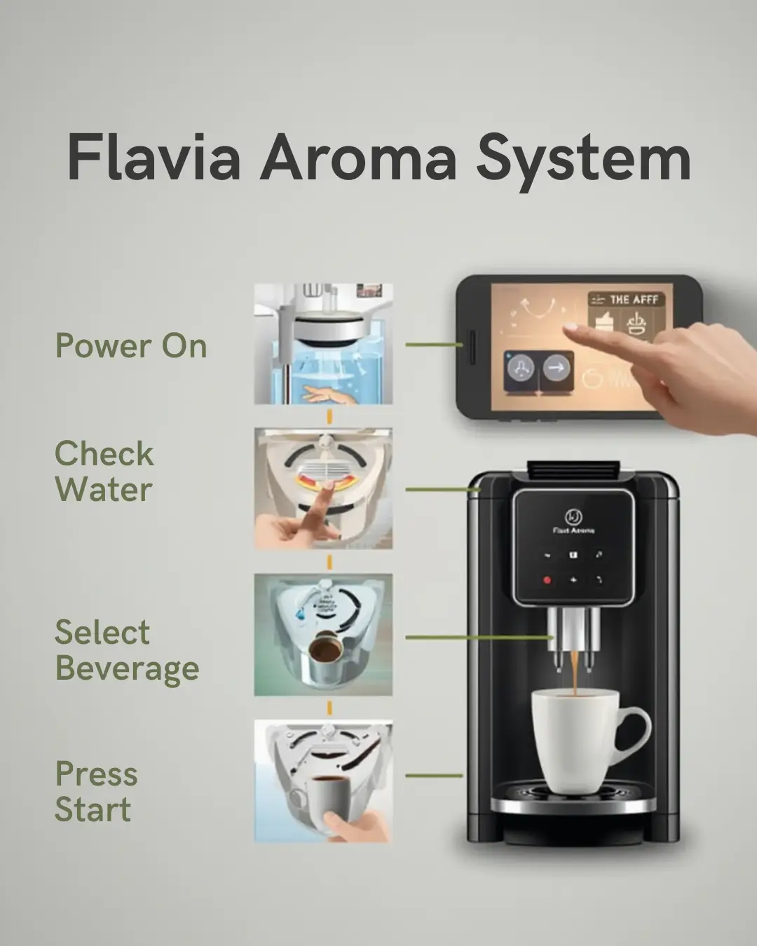 Troubleshooting Flavia Aroma System during common error codes in a busy office environment