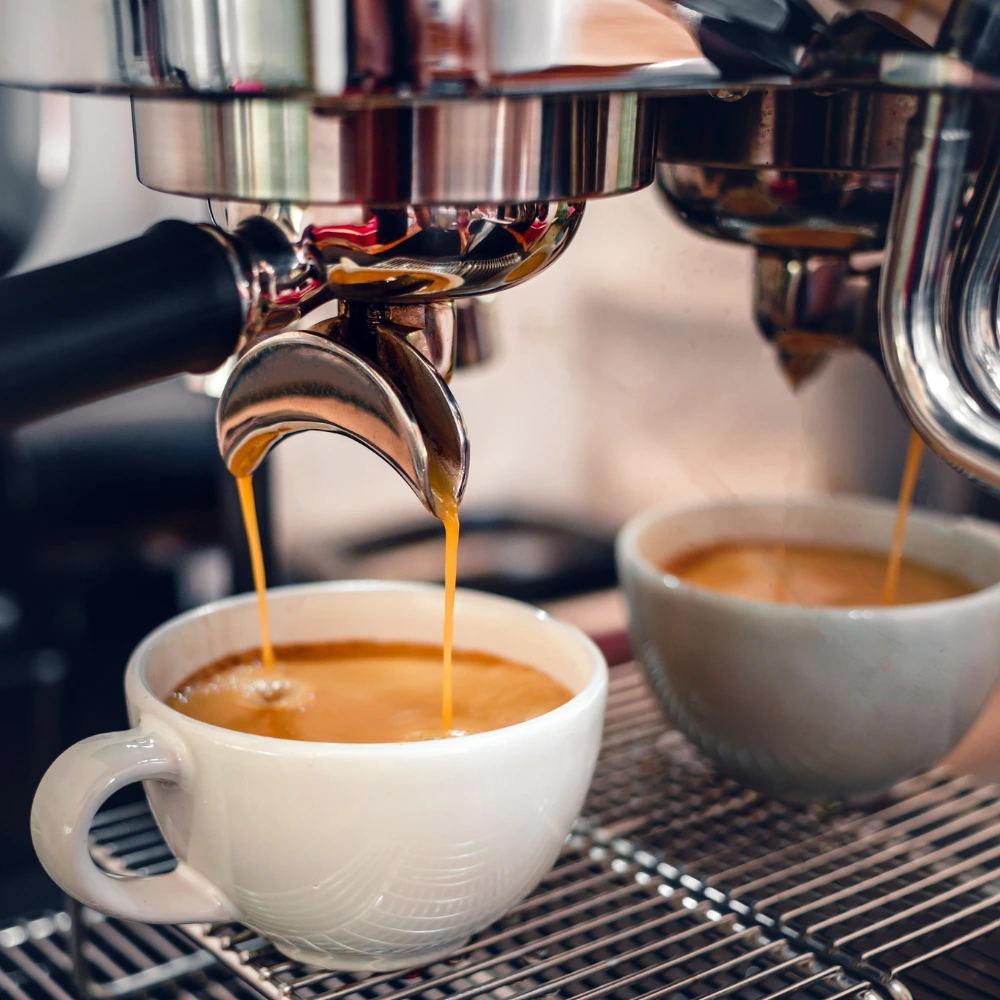 Set up a coffee service with Lavazza for premium quality.