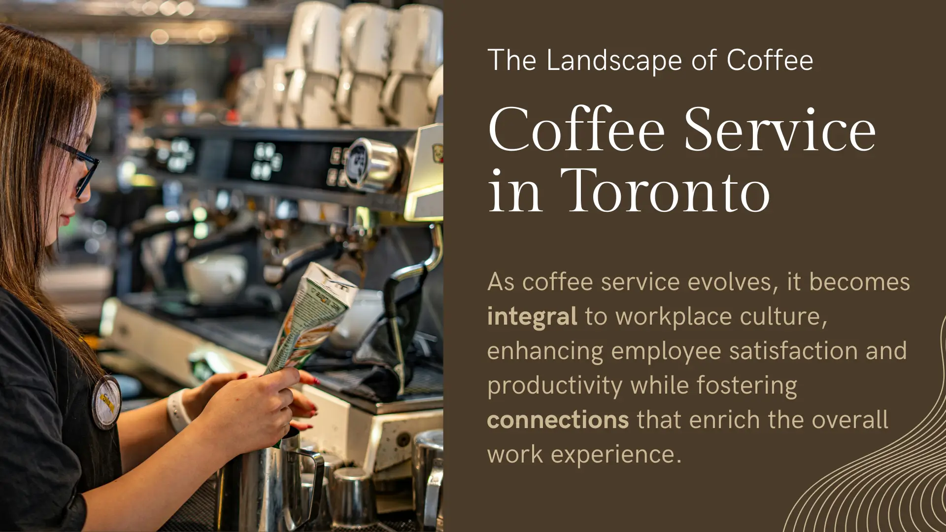 Eco-friendly coffee service Toronto with sustainable solutions.
